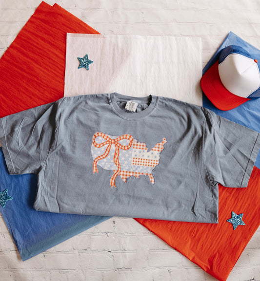 United States Patchwork Graphic Tee