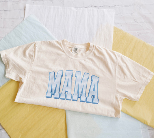 Striped Bubble Mama Graphic Tee