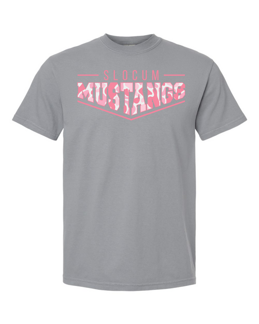 Pink Pointed Camo Spirt Graphic Tee - Slocum