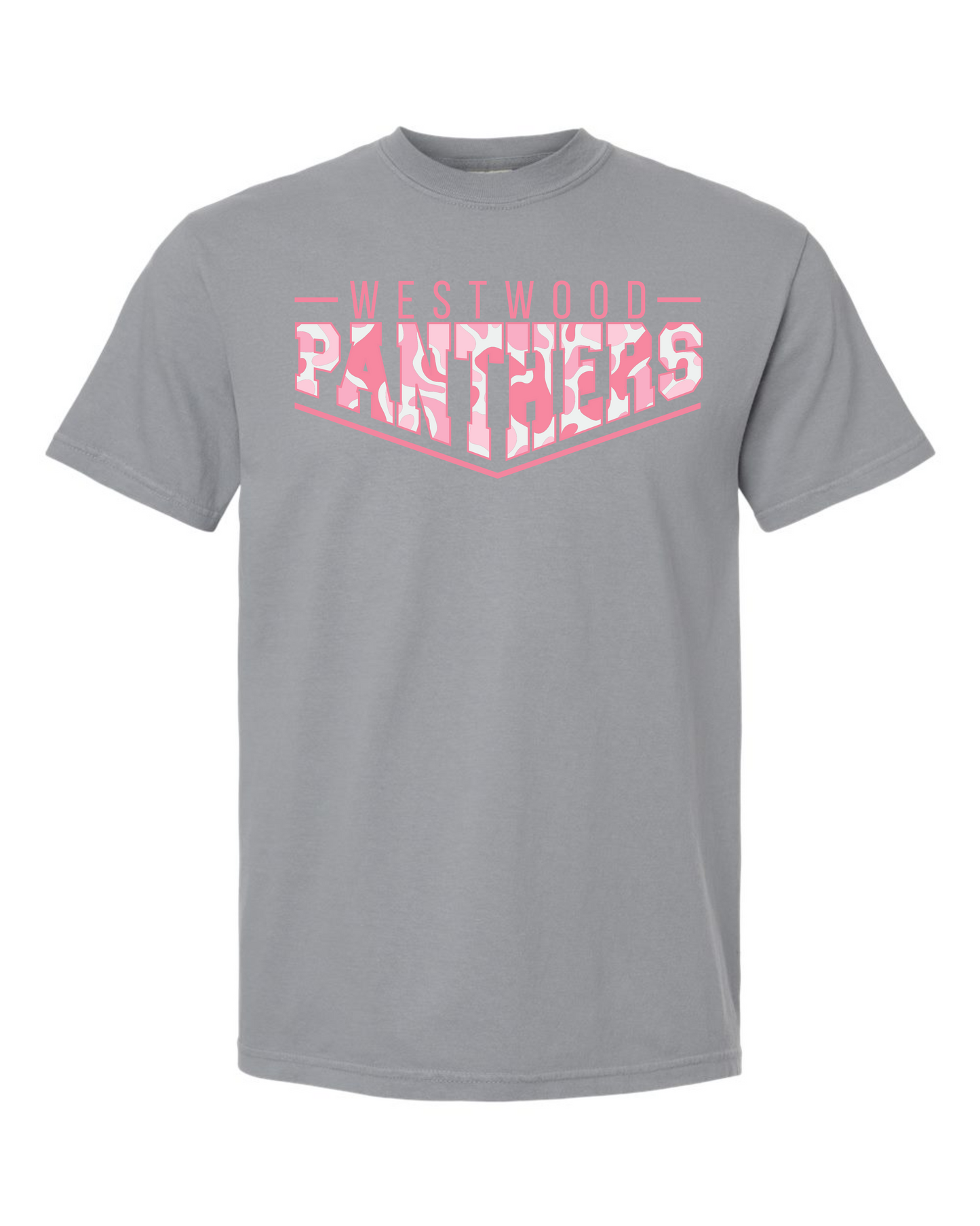 Pink Pointed Camo Spirt Graphic Tee - Westwood