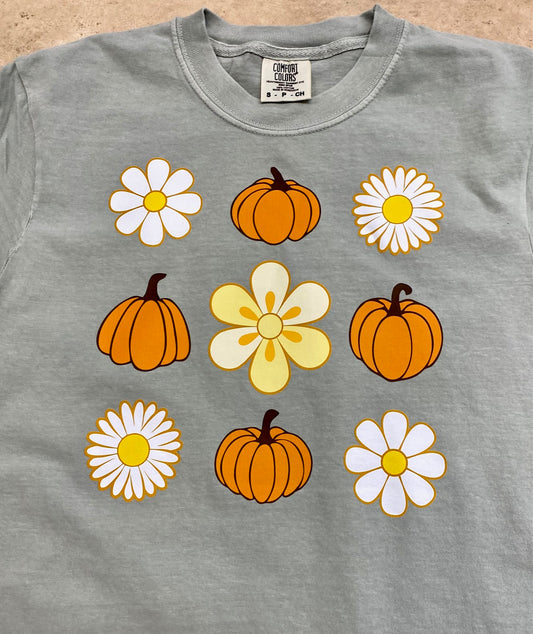 Pumpkin and Flower Graphic Tee