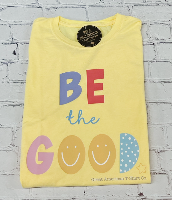 Yellow Be The Good Graphic Tee