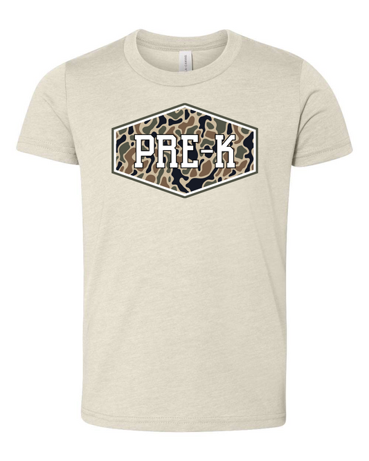 Camo Grade - Pre-K to 4th Graphic Tee
