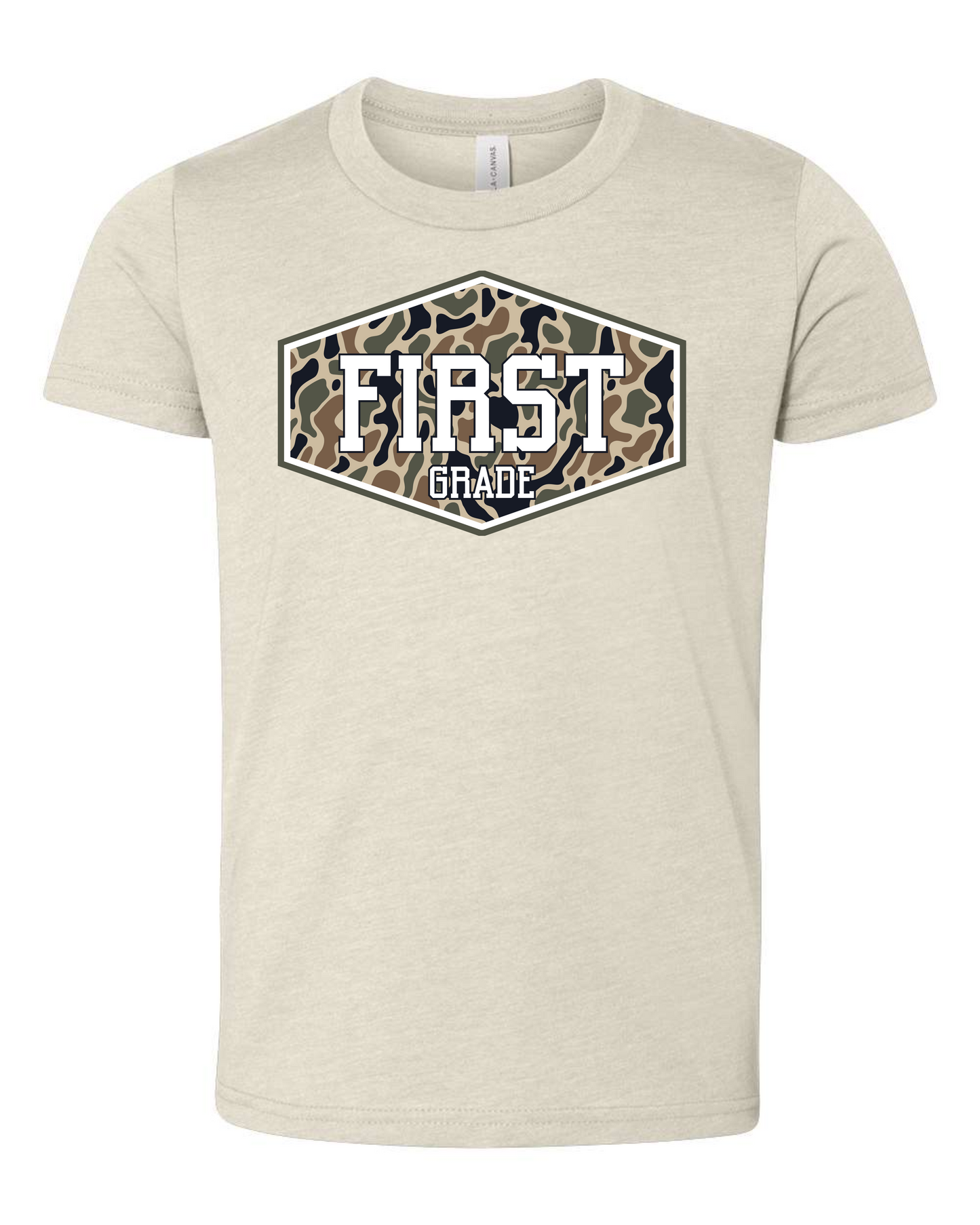 Camo Grade - Pre-K to 4th Graphic Tee