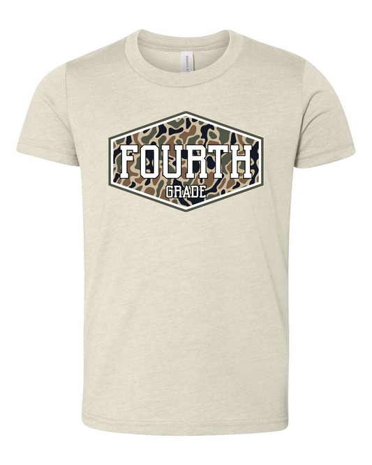 Camo Grade - Pre-K to 4th Graphic Tee