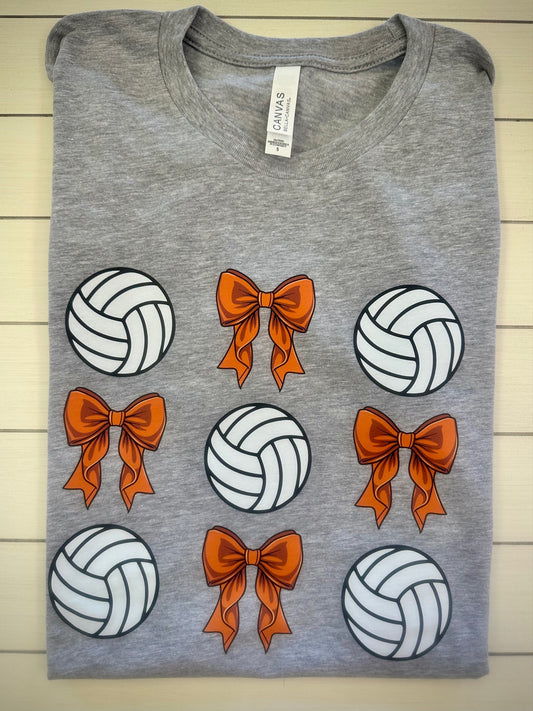 Westwood Volleyballs and Bows Graphic Tee