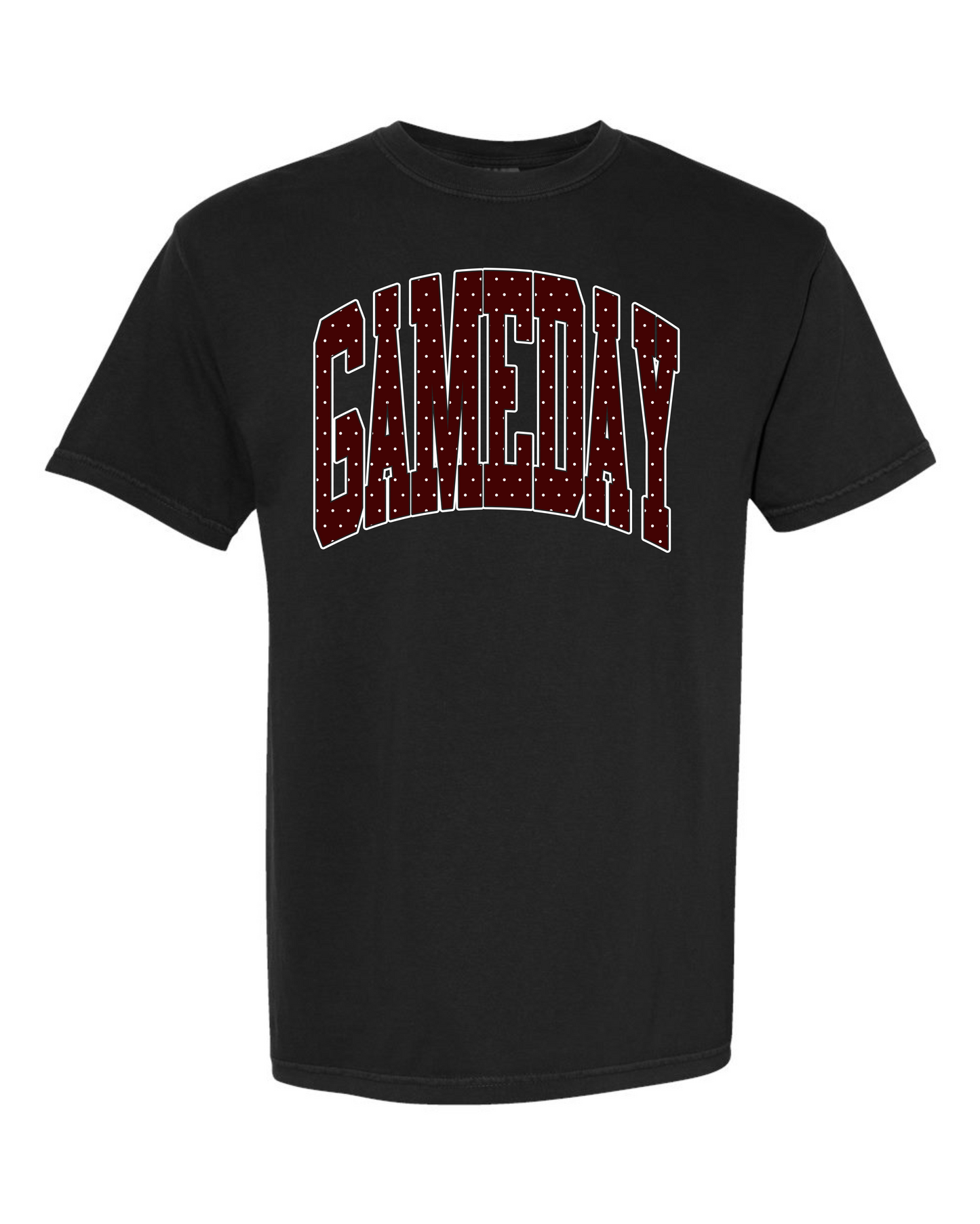 Polka Dot Game Day - Spirit Colors Graphic Tee