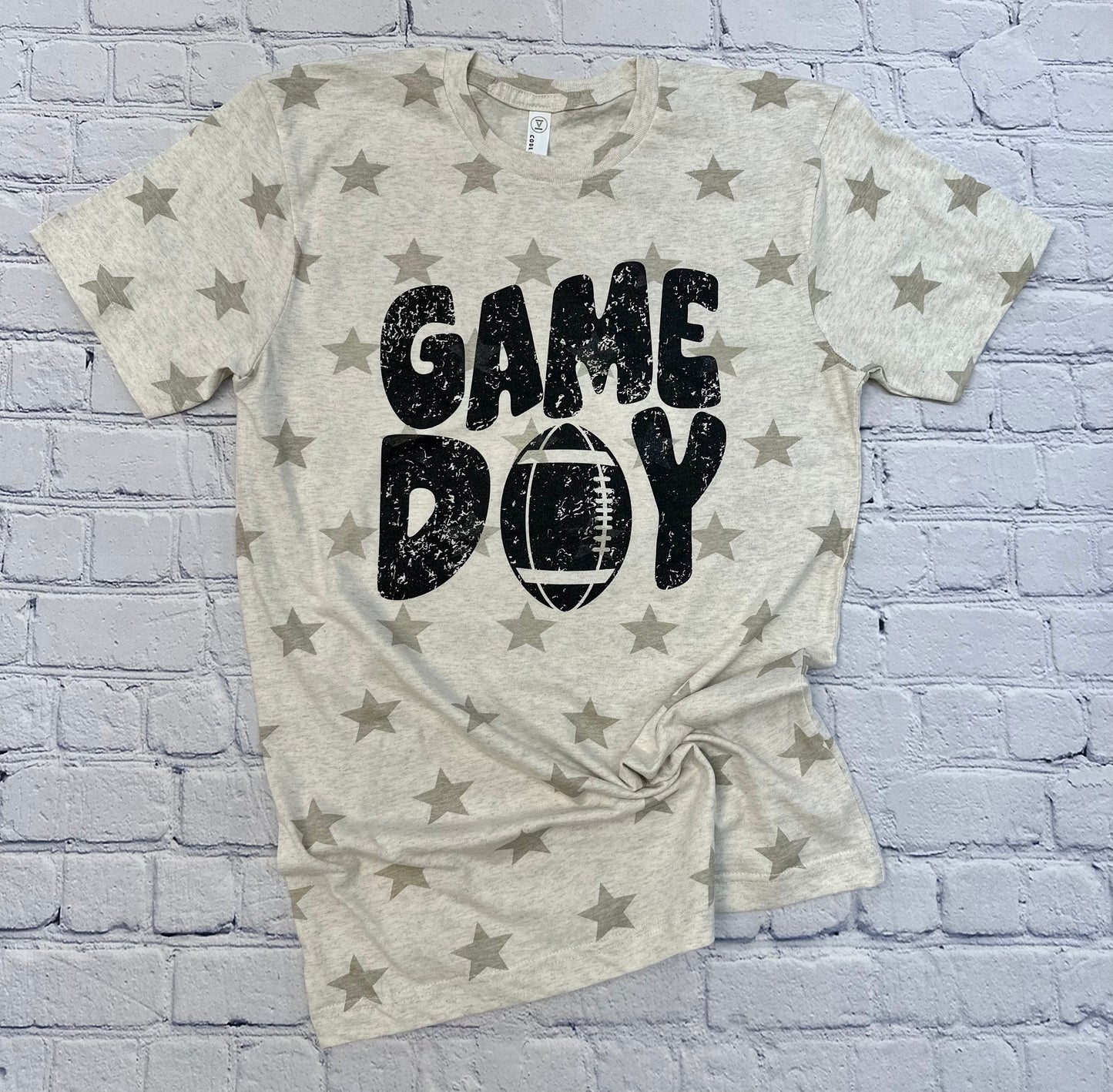 Football Game Day Stars Graphic Tee