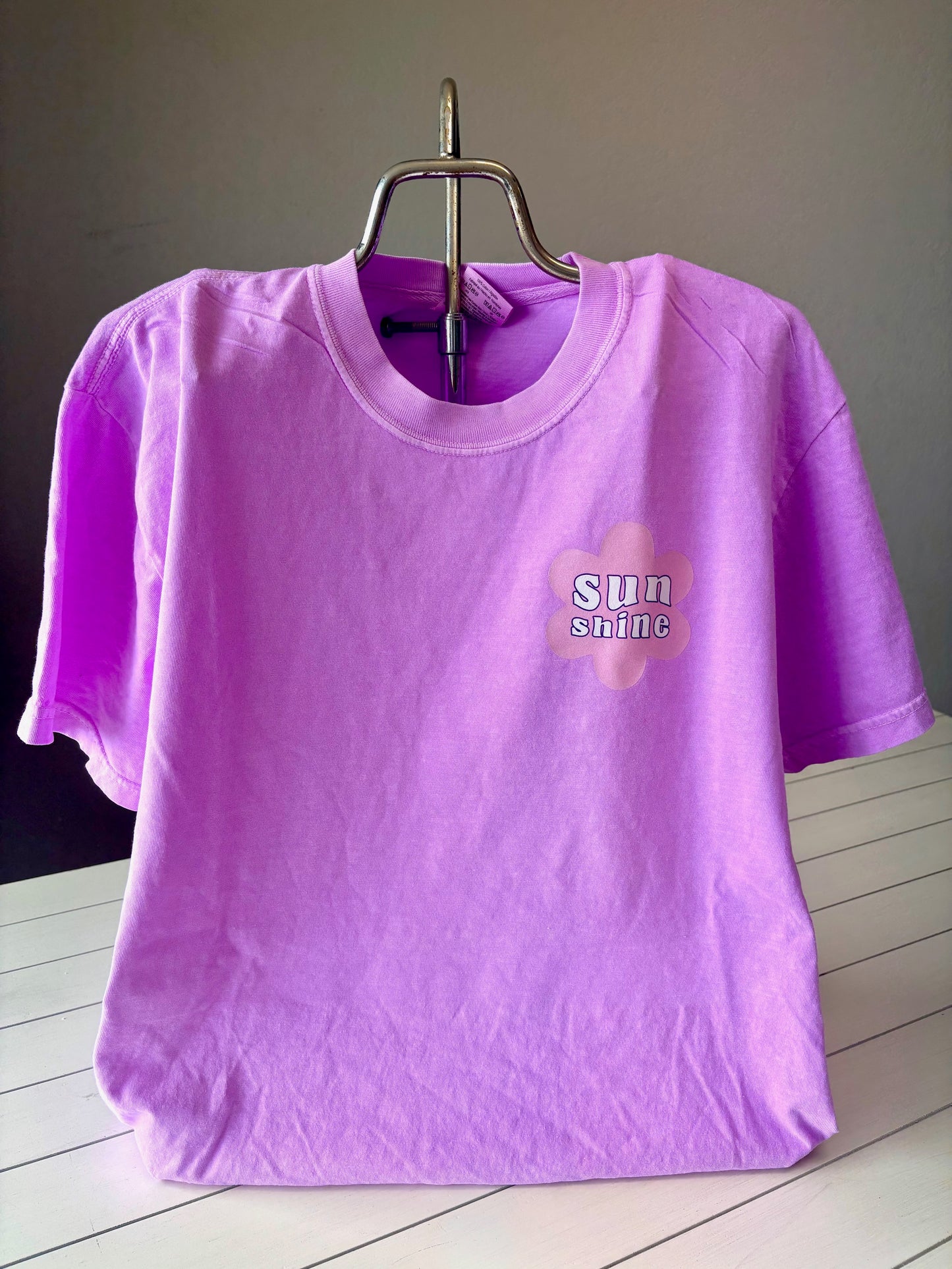 Sunshine Checkered Graphic Tee